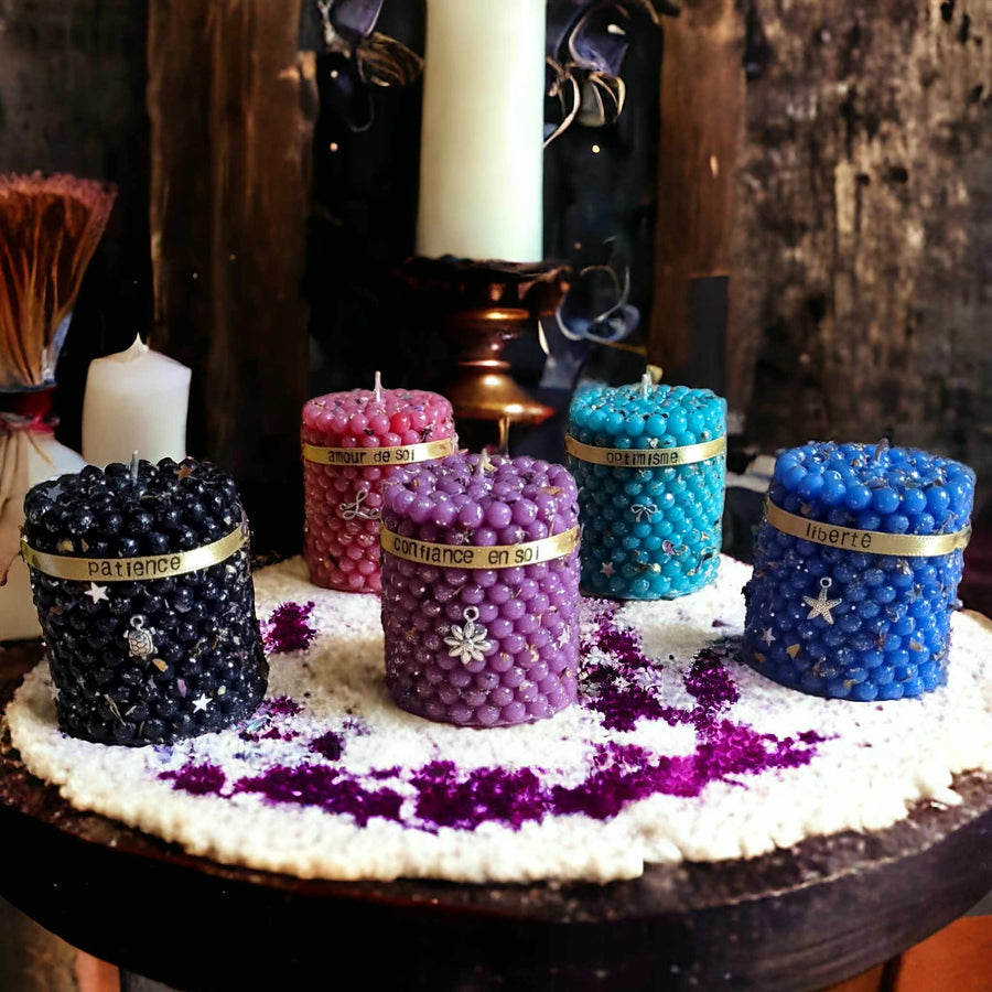 Bougies parfumées ✧ les 5 piliers du Bonheur collection Ciel ✧